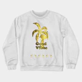 Good Vibrations Summer Flamingo Crewneck Sweatshirt